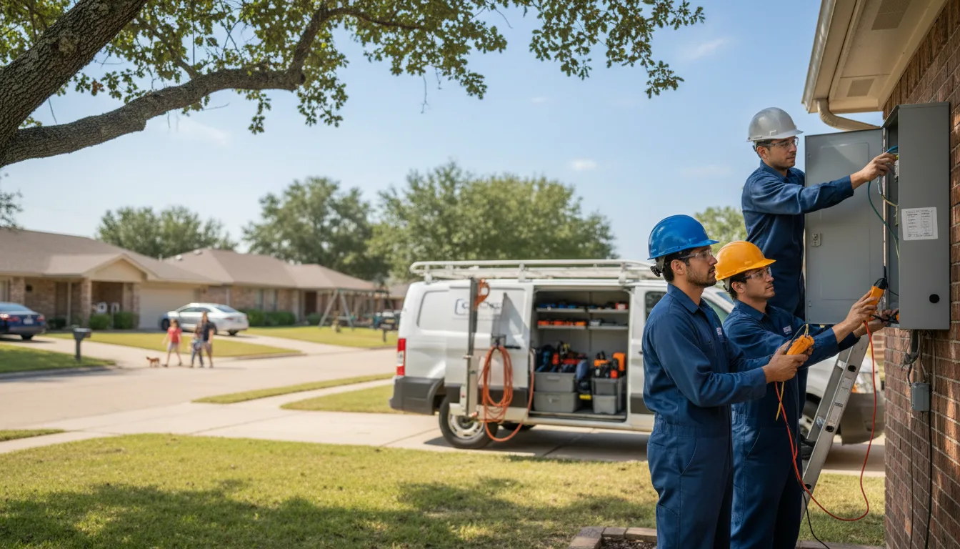 Certified electrician providing emergency electrical services in Kelley, IA